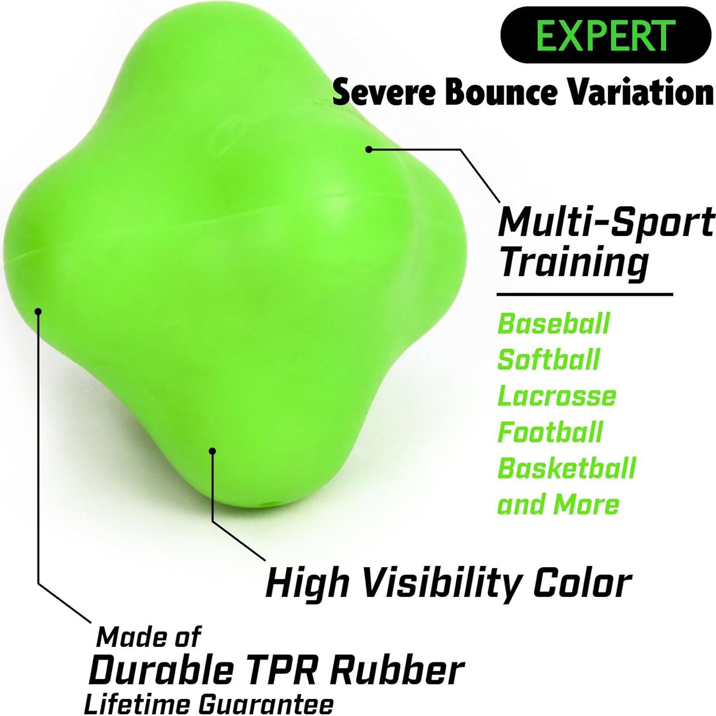 Pelota de Reacción GoSports para Béisbol y Softbol - Experto