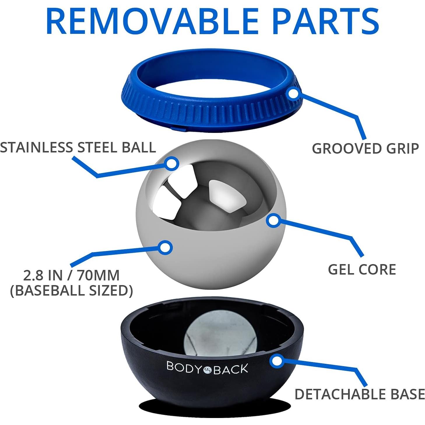 Bola de Masaje de Crioterapia Body Back Glacier 10.9cm