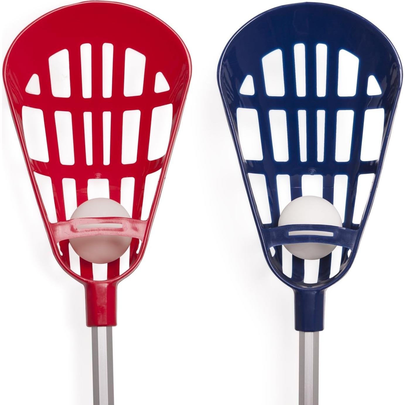 Juego de Lacrosse Suave Champion Sports - 12 Palos y 6 Pelotas