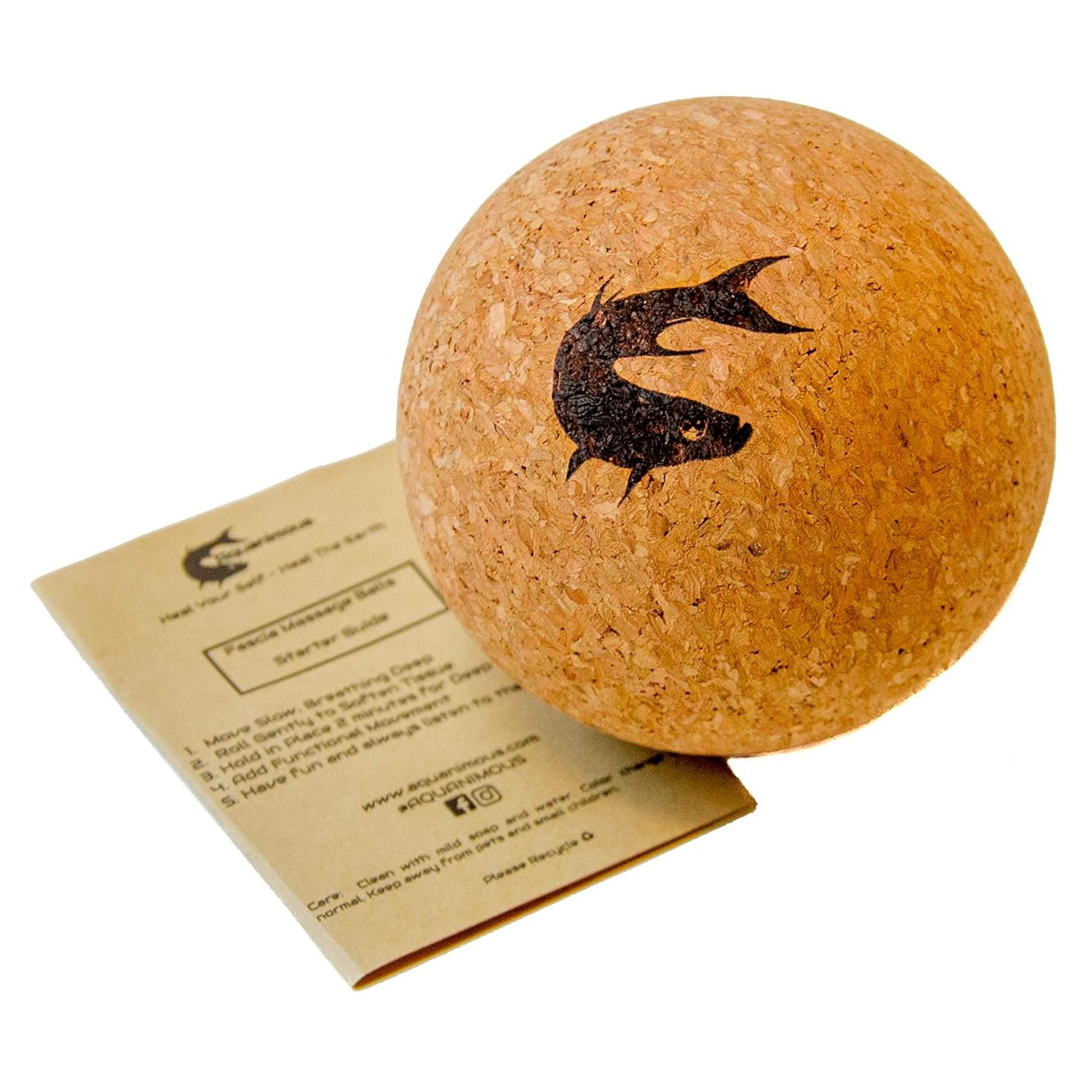 Bola de Masaje de Corcho Grande Aquanimous 10.16 cm Ecológica