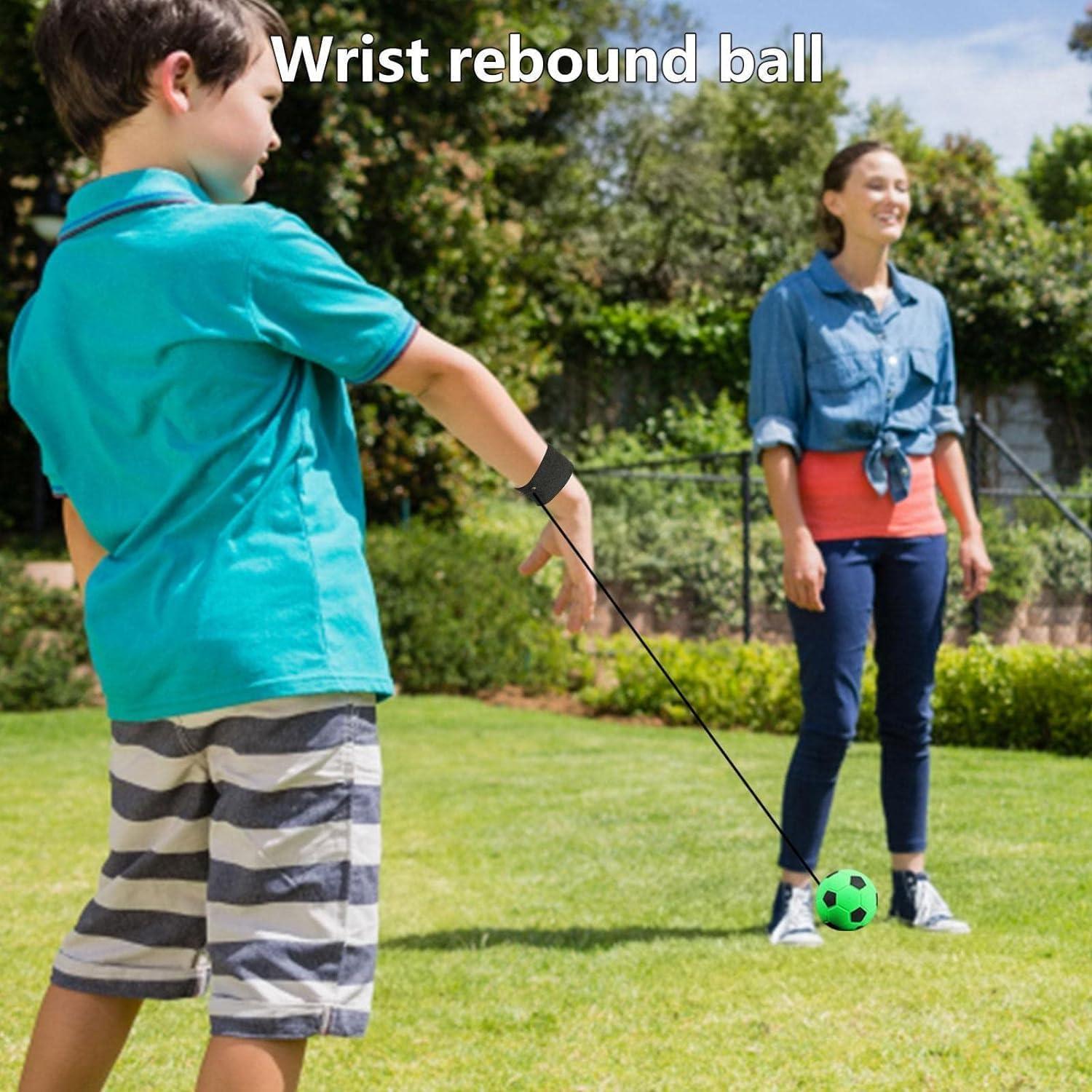 Bola de Retorno de Muñeca JJLFresheners con Correa y Cuerda Elástica