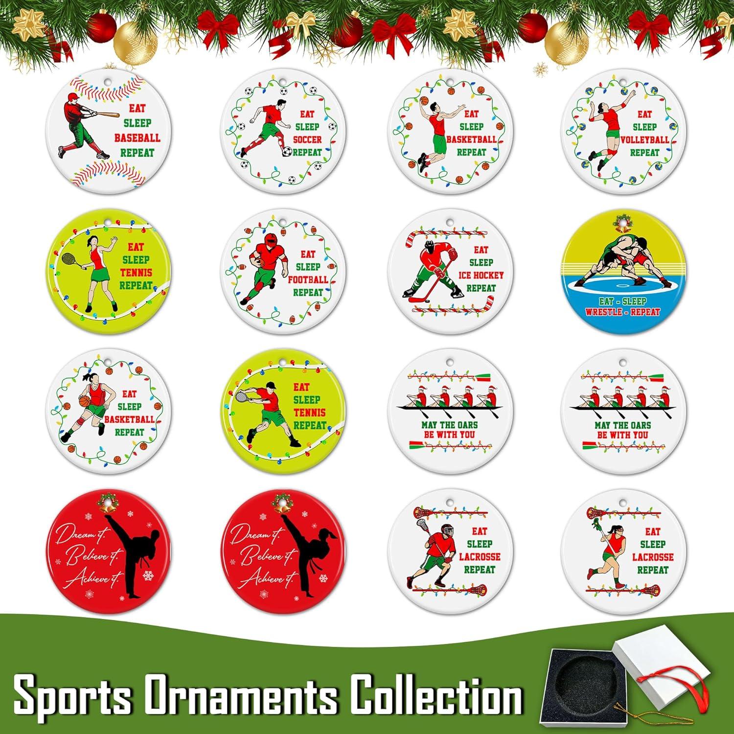 Adorno de Navidad Lacrosse Masculino TRUMPETIC 9.4x9.3cm