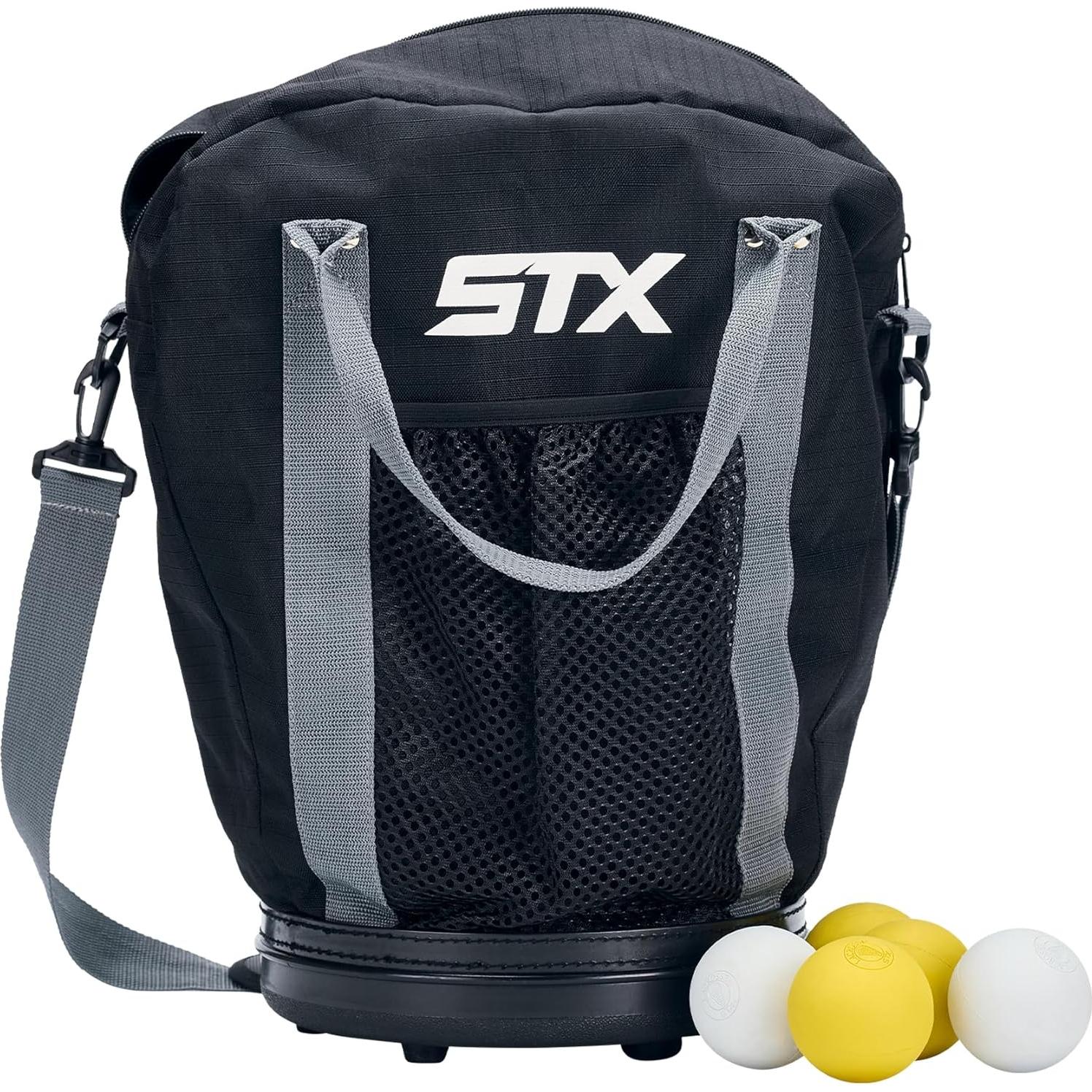 Bolsa de Pelotas STX Bucket Multi Deporte Negra 72 Pelotas