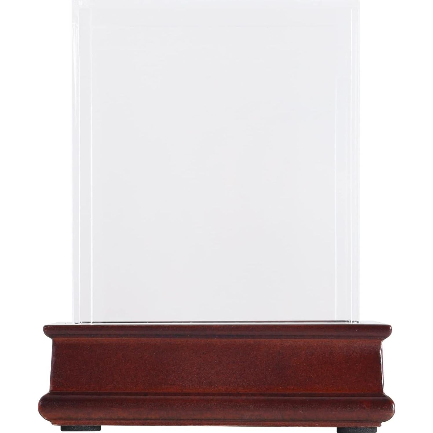 Display Gifts Soporte de Exhibición para Softball Madera Cereza