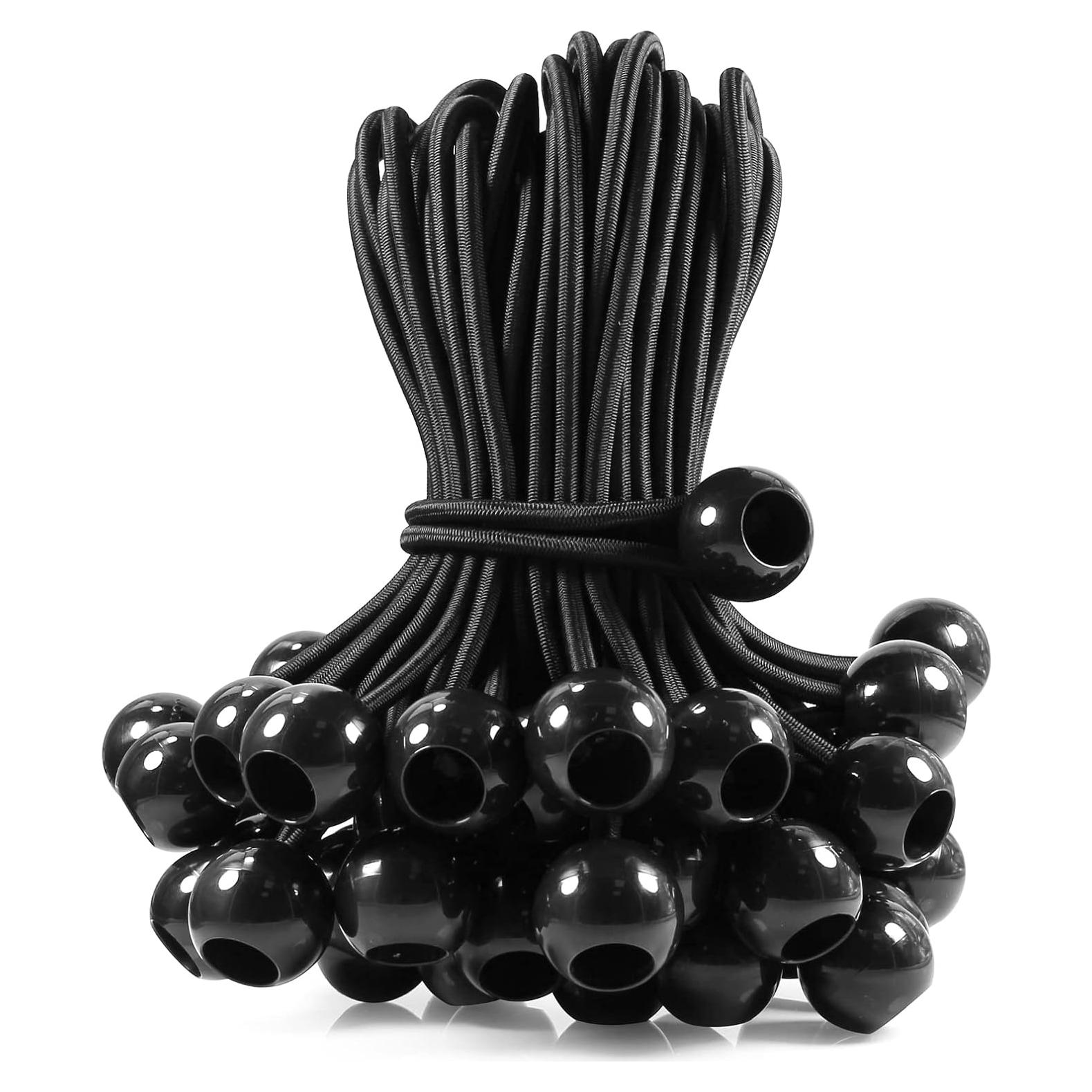 Cuerda elástica Joneaz 4" con bolas de 1" - 50 piezas UV