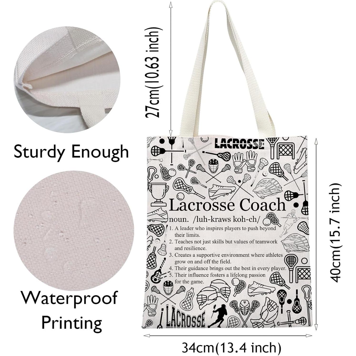 Bolsa Tote Ecológica VAMSII para Entrenadores de Lacrosse