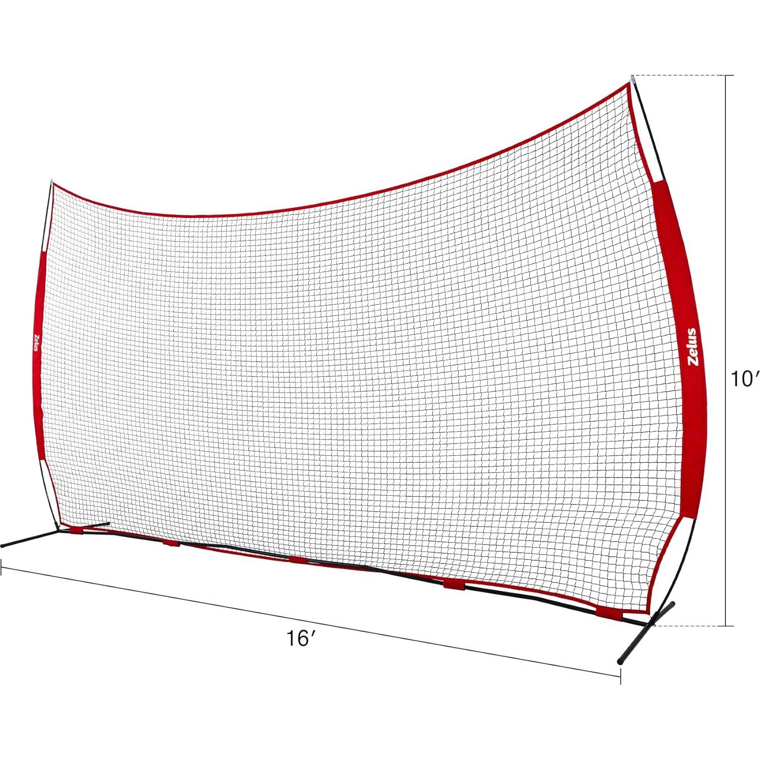 Red de Respaldo Deportiva ZELUS 4.88x3.05m para Béisbol y Más