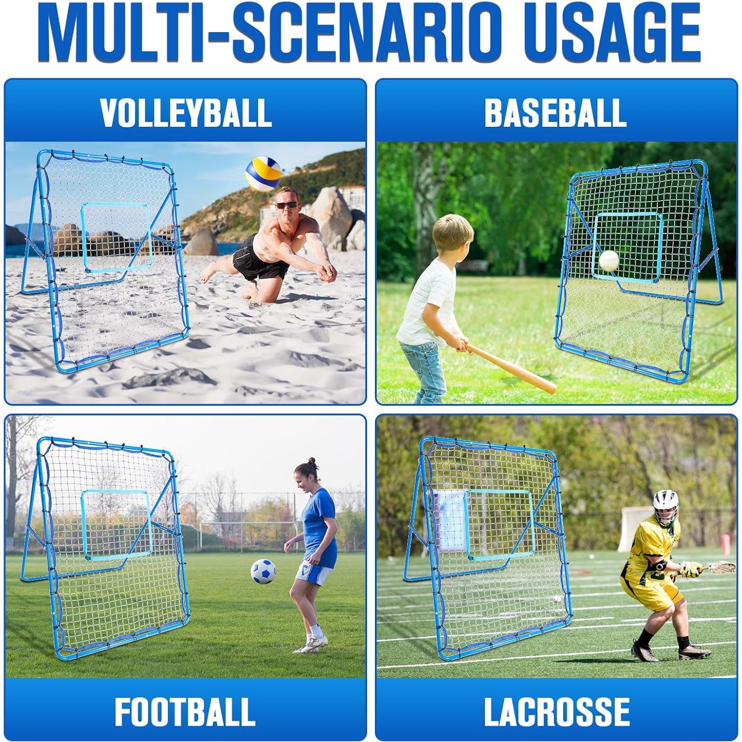 Red de Rebote Ajustable Lucky Seven 5x1.2m Multi-Deporte