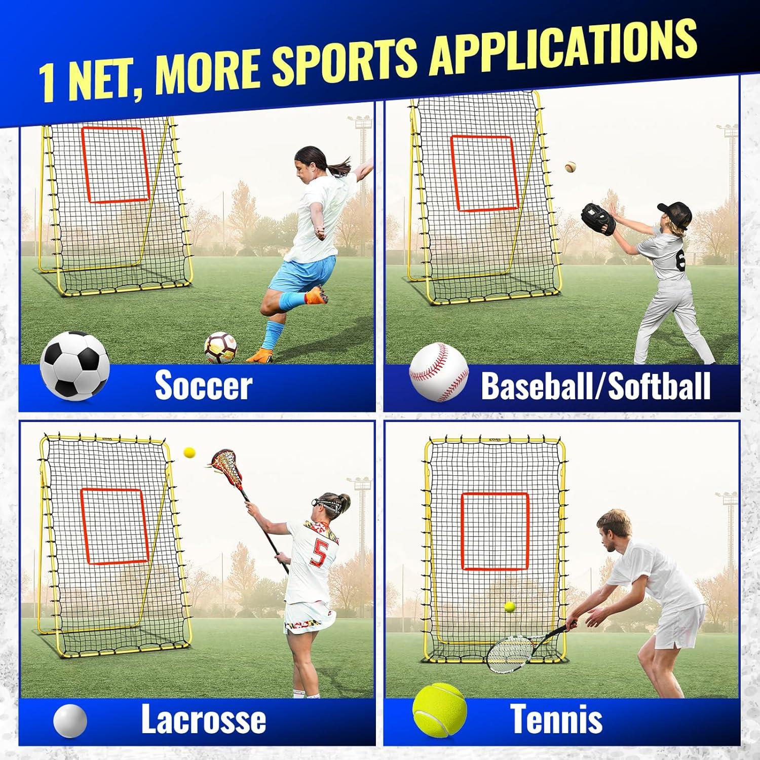 Red de Rebote de Voleibol SPOYNAL 2.13x1.22m Ajustable