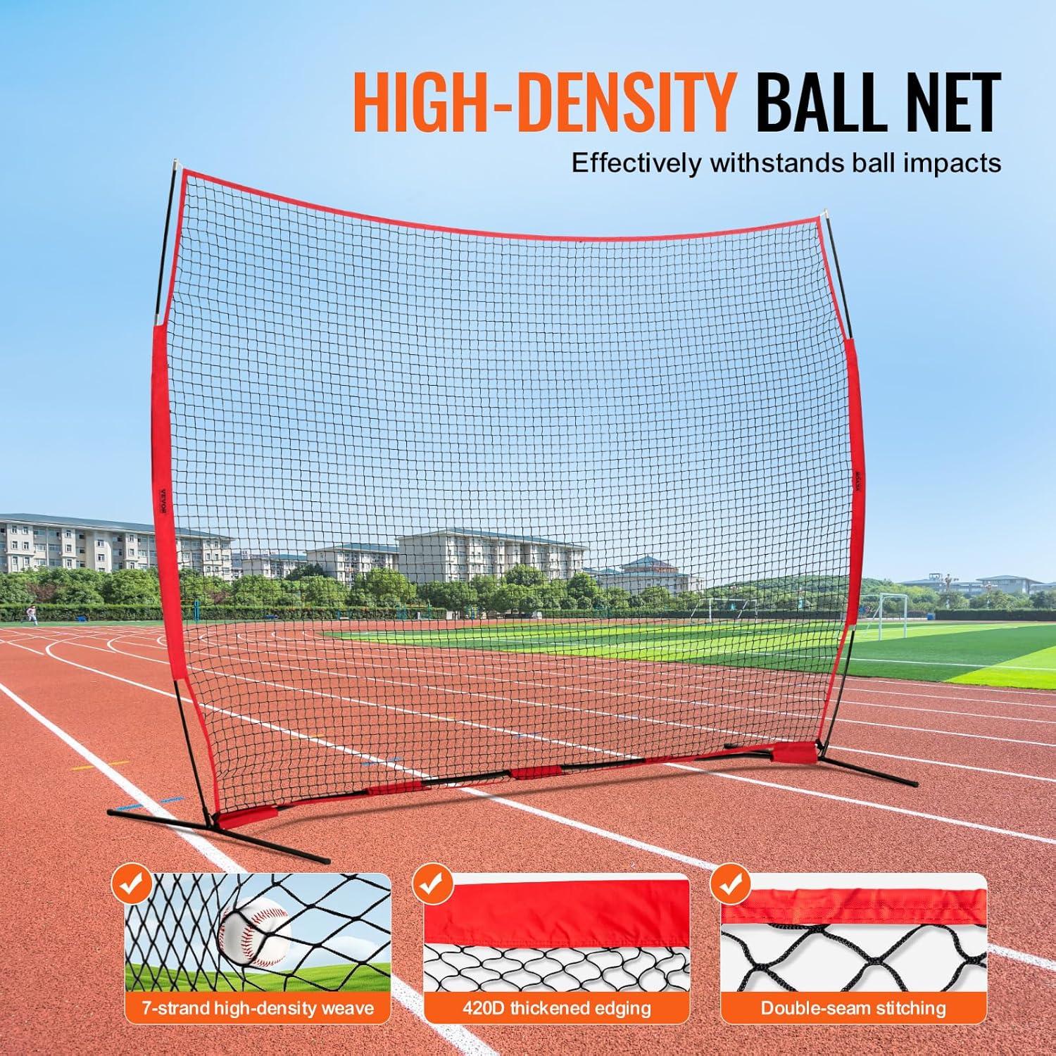 Red de Parada VEVOR 3.66x2.74m para Deportes de Pelota