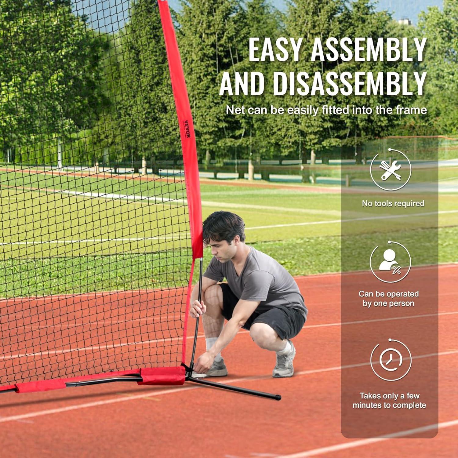 Red de Parada VEVOR 3.66x2.74m para Deportes de Pelota