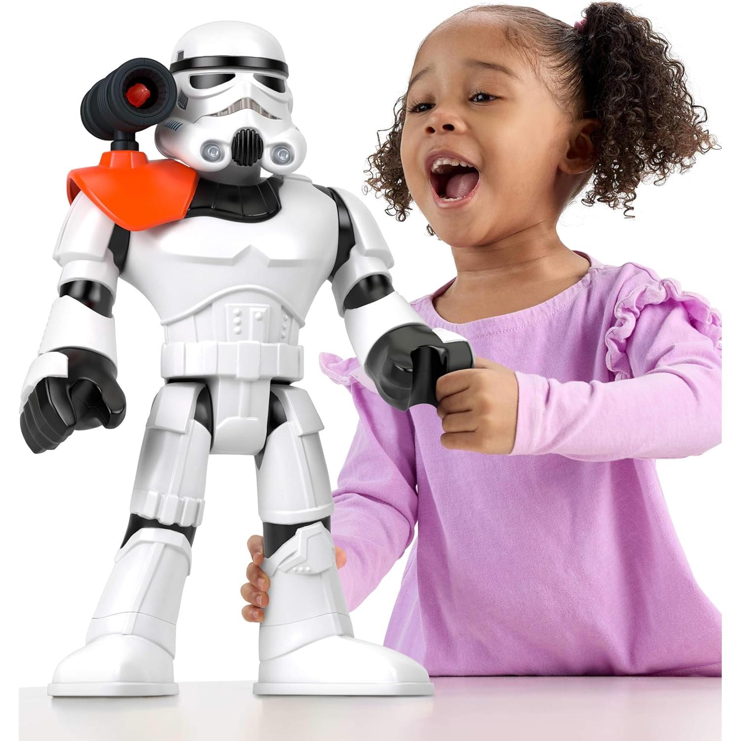 Figura Stormtrooper XXL Fisher-Price 41 cm con Lanzador