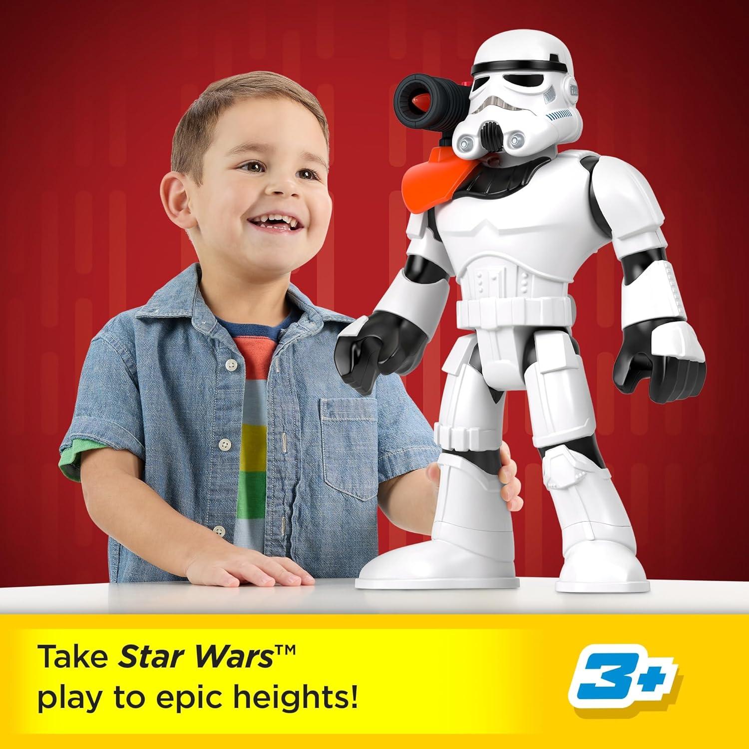 Figura Stormtrooper XXL Fisher-Price 41 cm con Lanzador