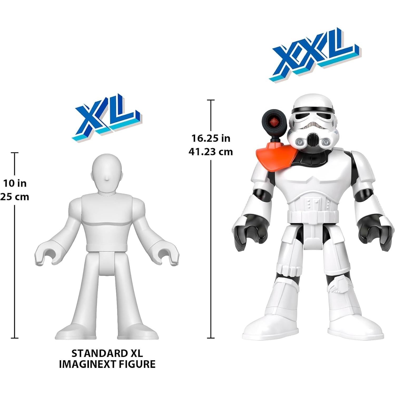 Figura Stormtrooper XXL Fisher-Price 41 cm con Lanzador