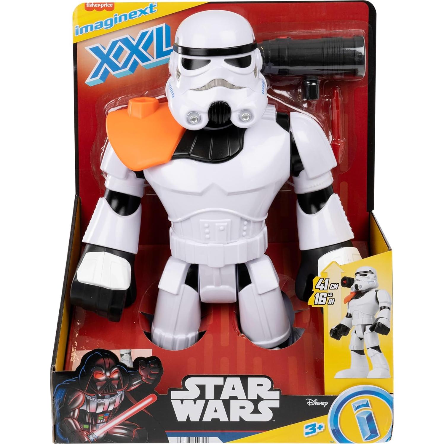 Figura Stormtrooper XXL Fisher-Price 41 cm con Lanzador
