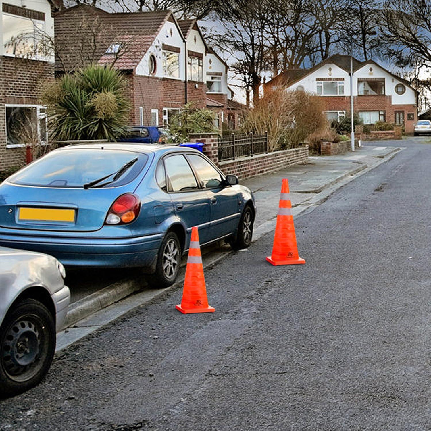 Conos de Seguridad Plegables RoadHero 71.1 cm - Paquete de 2