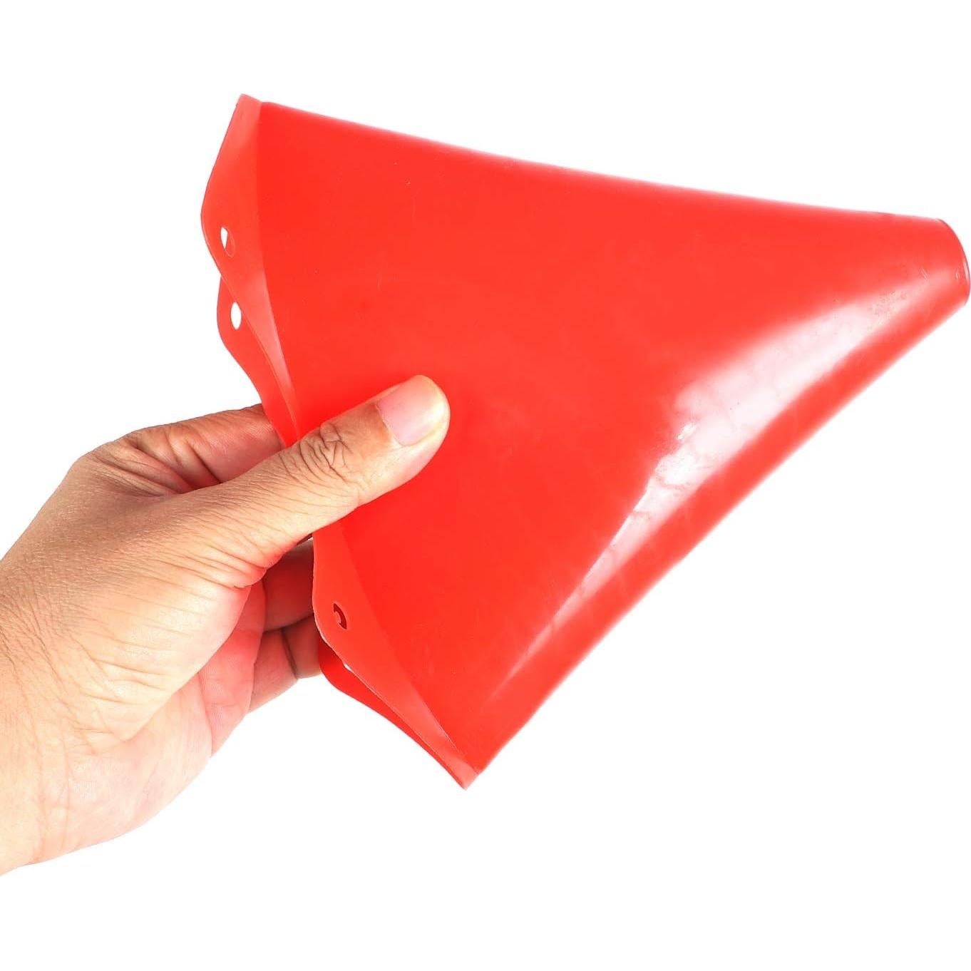 Conos de Entrenamiento KINJOEK 30 Paquetes 22.86 cm Rojo