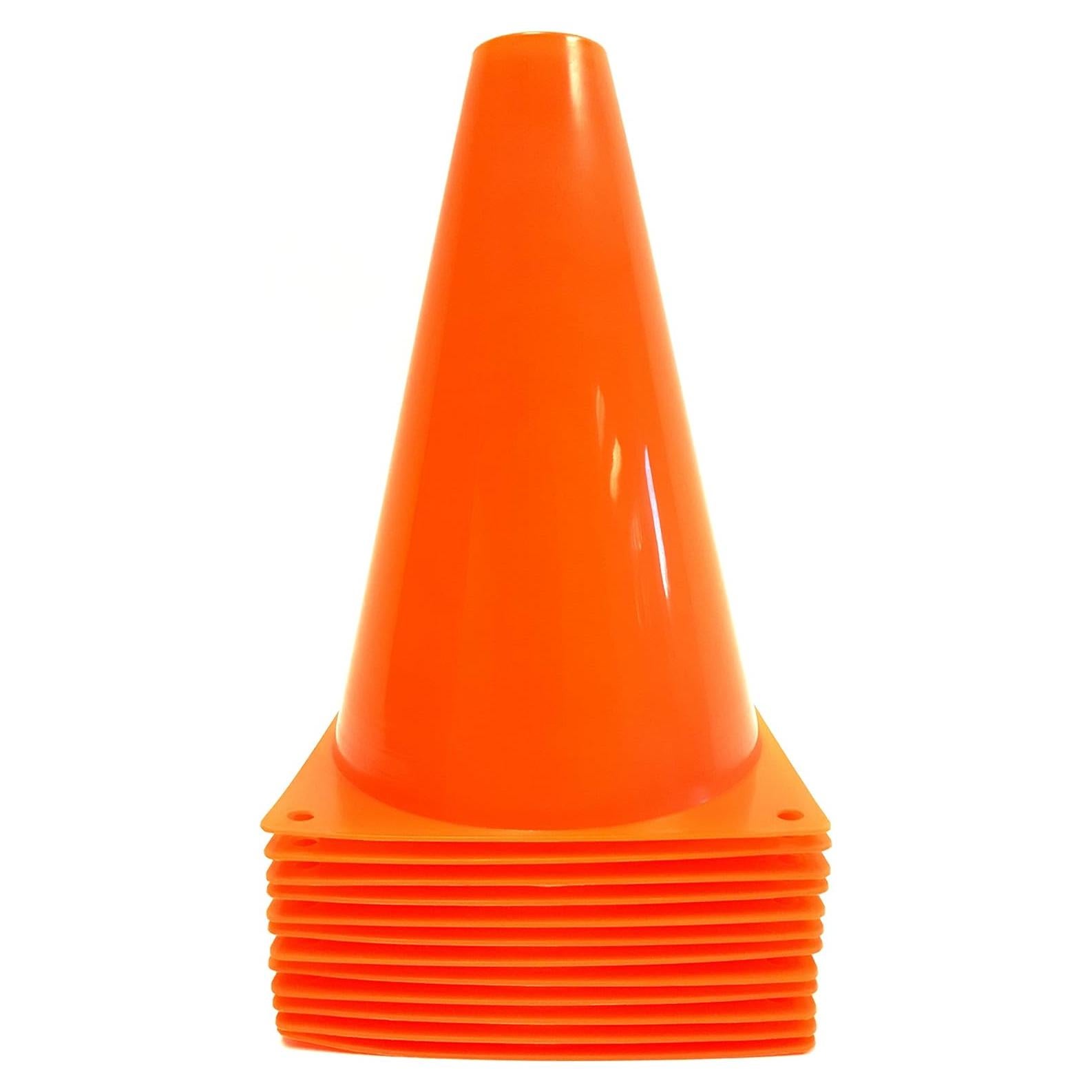 Conos de Entrenamiento Deportivo Dondor 18 cm Naranjas 12 Piezas