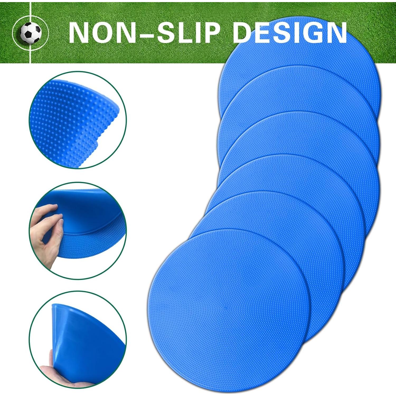 Marcadores de Agilidad PIKZH 12 Pcs 22.86 cm Antideslizantes