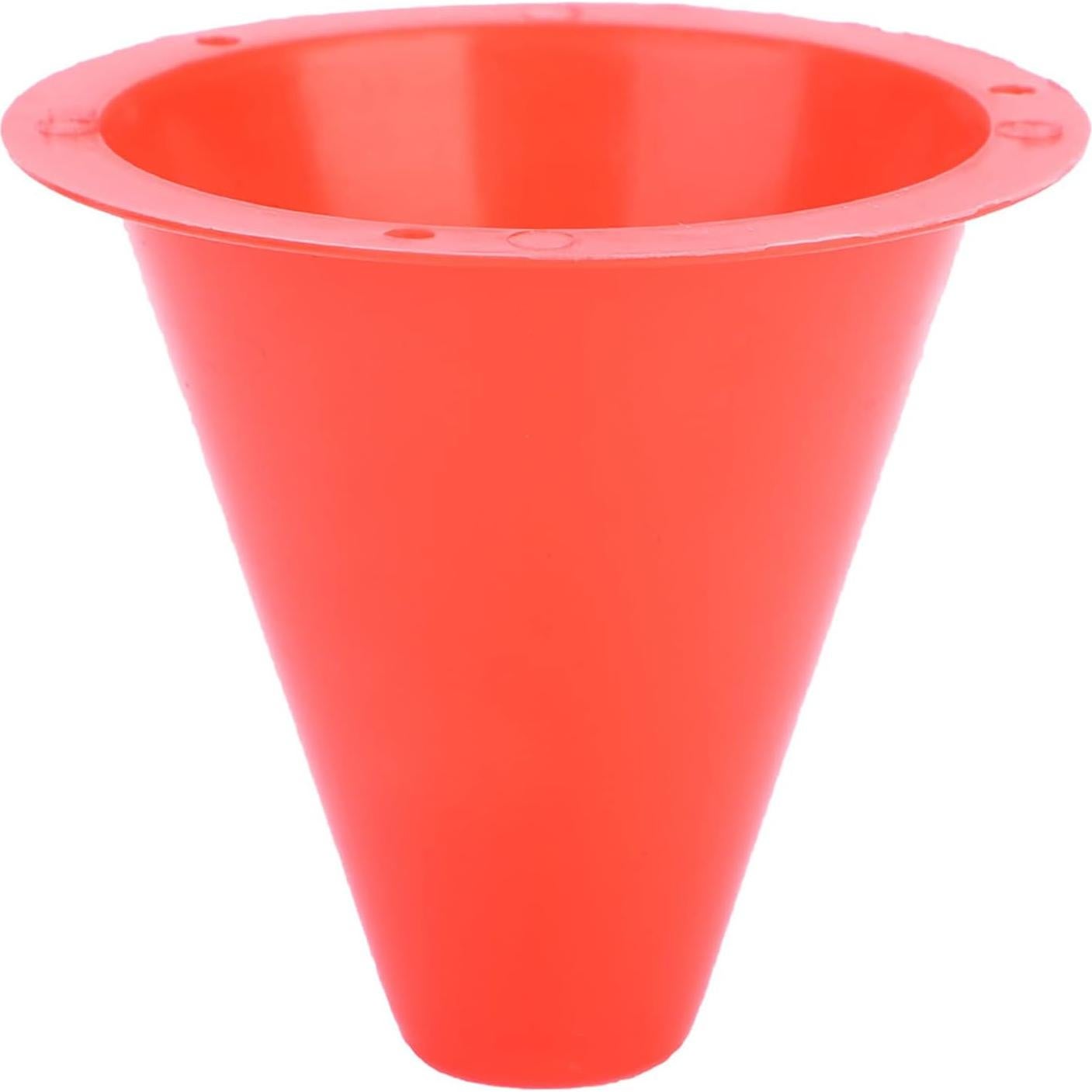 Conjunto de 10 Conos de Entrenamiento ASHATA 20 cm Rojo