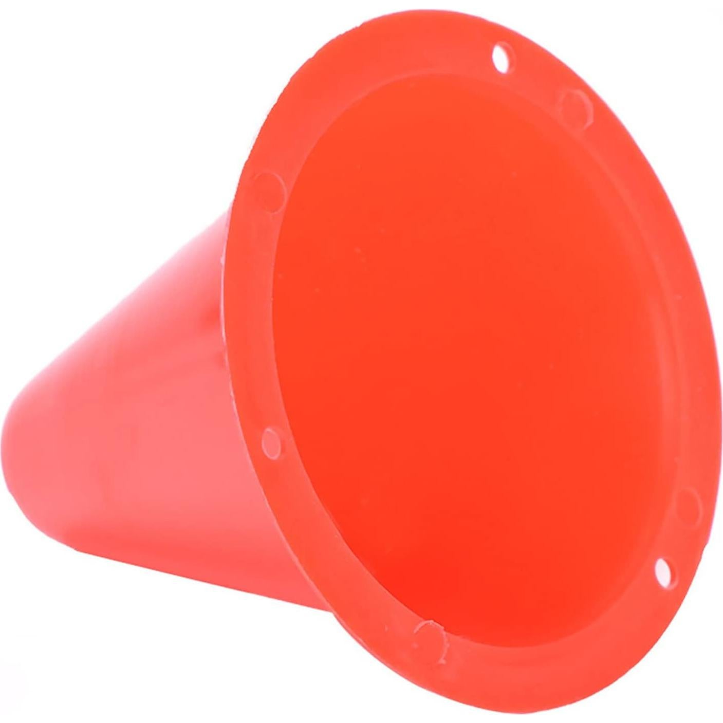 Conjunto de 10 Conos de Entrenamiento ASHATA 20 cm Rojo