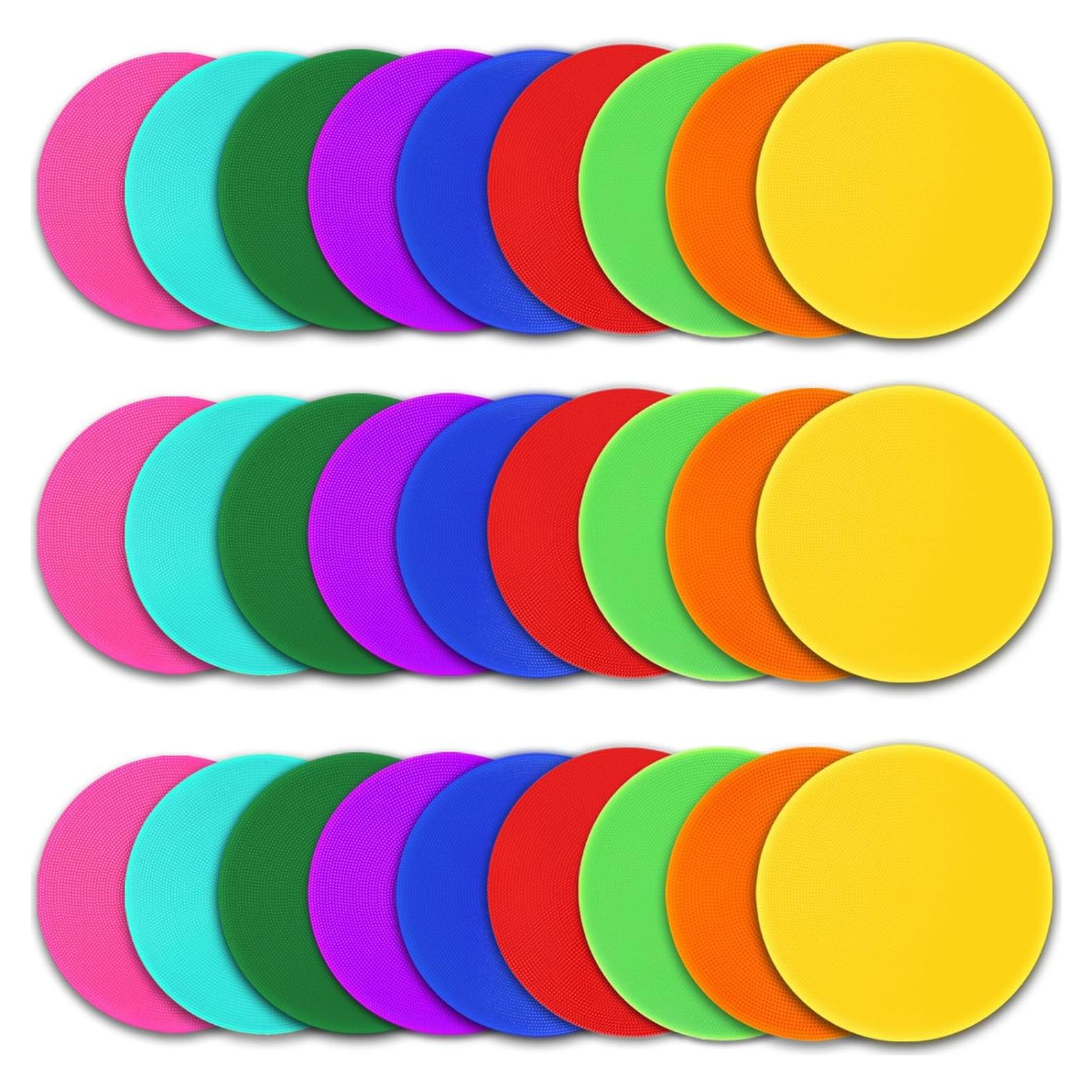 Marcadores de Puntos Vhxorrz 27 Pcs 22.86 cm Antideslizantes