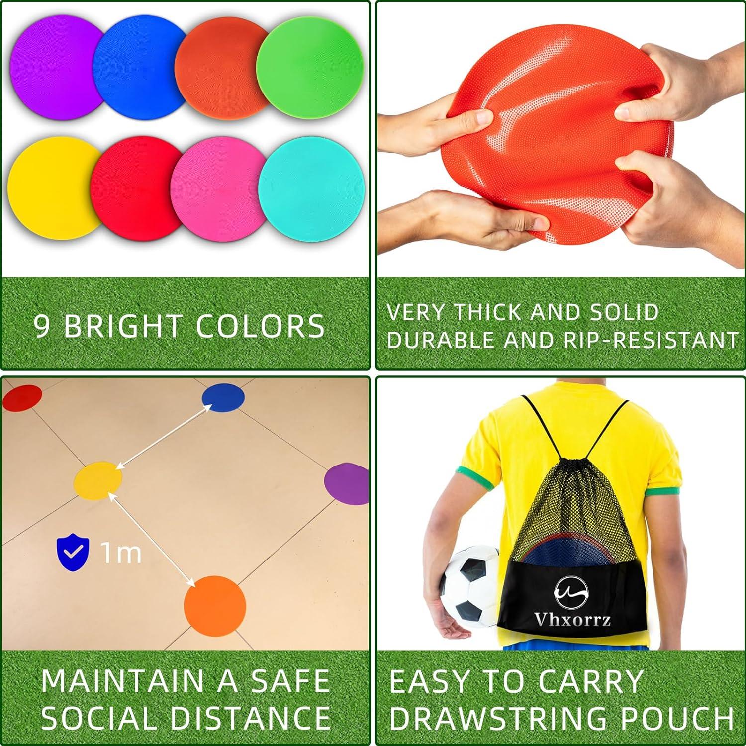 Marcadores de Puntos Vhxorrz 27 Pcs 22.86 cm Antideslizantes