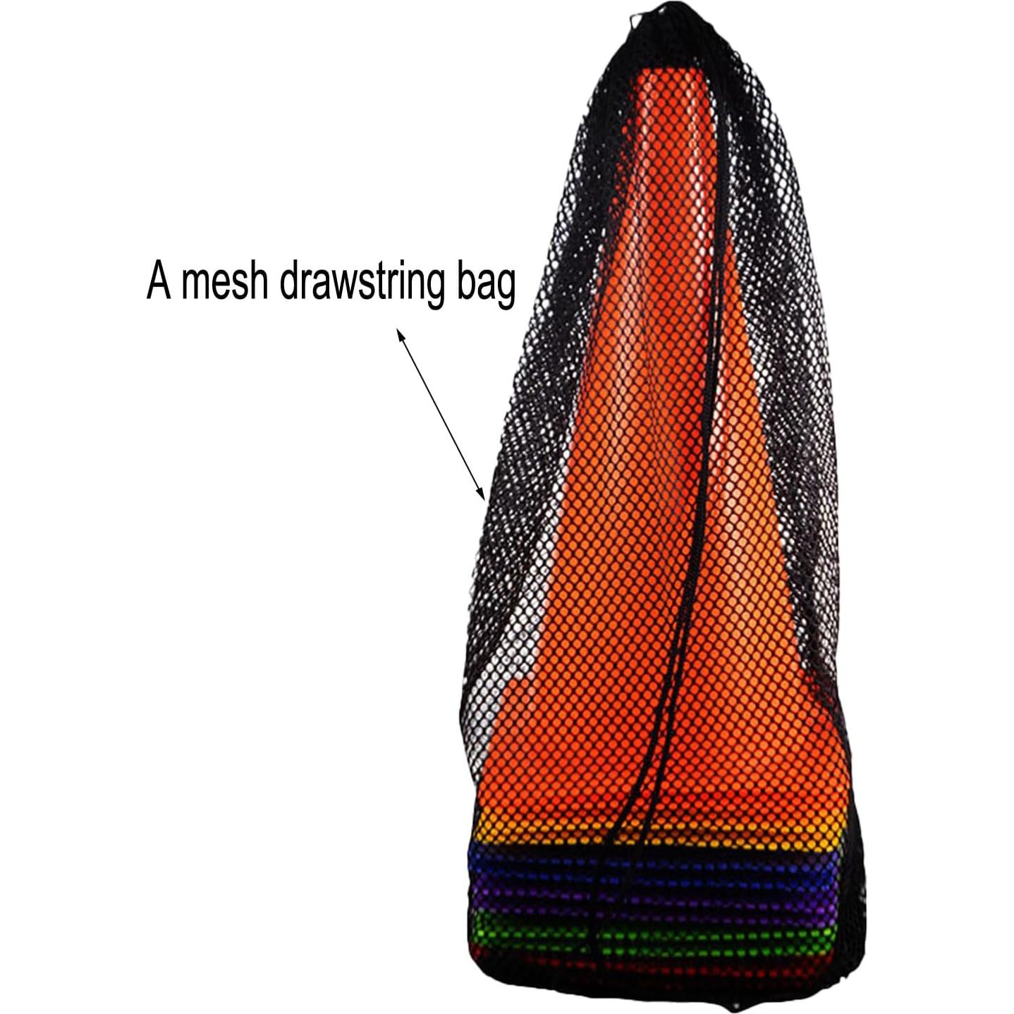 Conos de Entrenamiento Genérico 30 cm Naranja - Paquete de 12