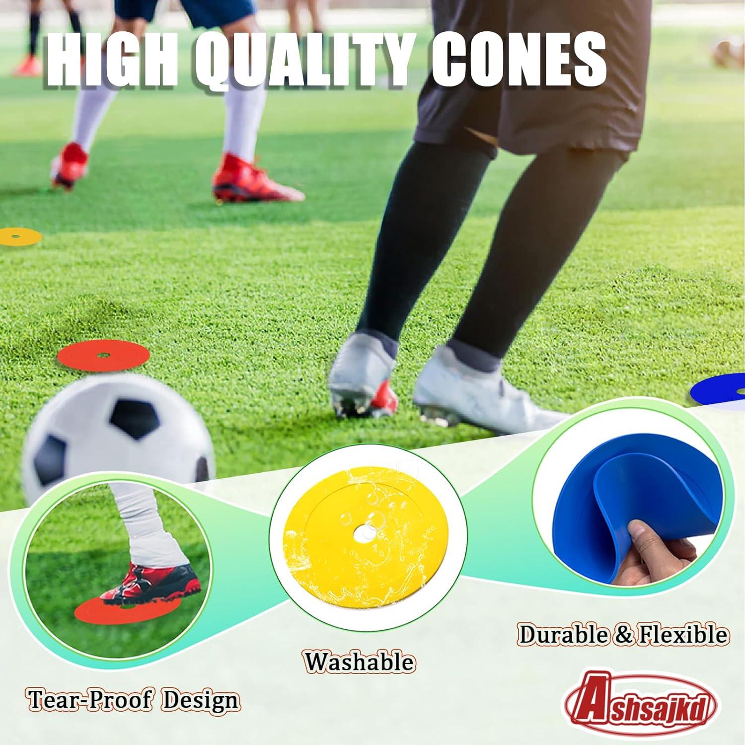 Paquete de 48 Conos Planos Antideslizantes Ashsajkd 15 cm