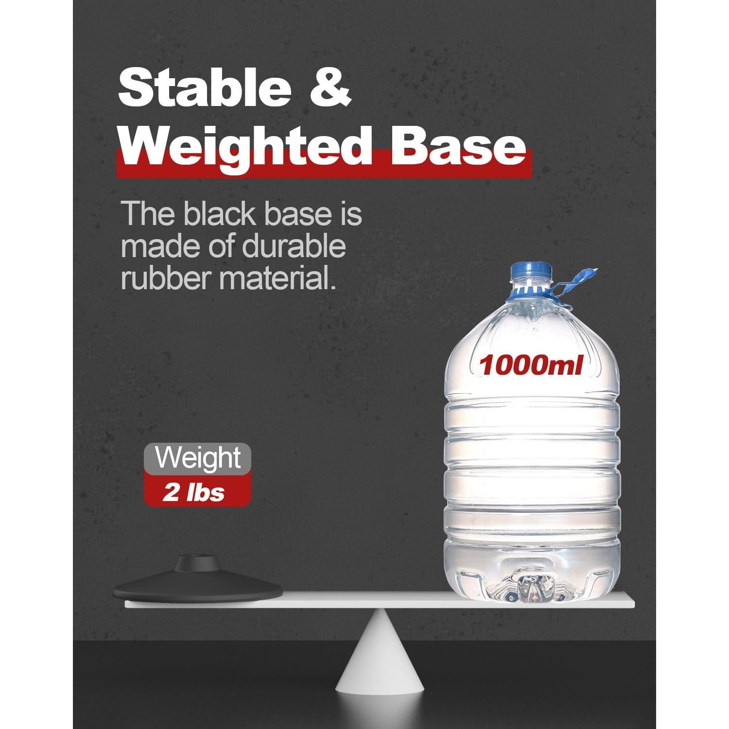 Poste Delineador de Tráfico RoadHero 2 Pack con Base Pesada