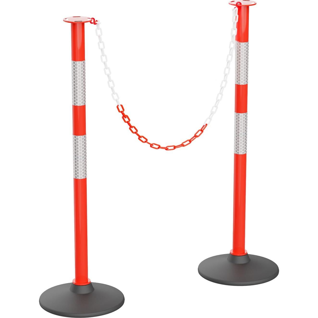 Poste Delineador de Tráfico RoadHero 2 Pack con Base Pesada