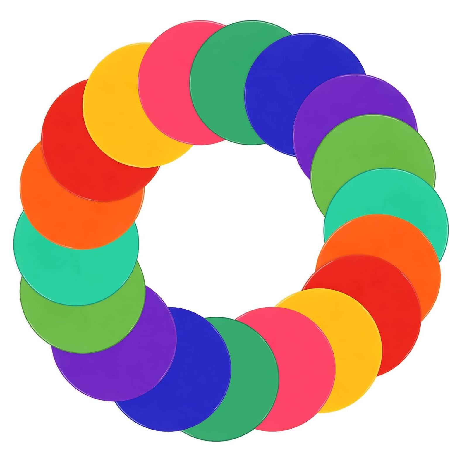 Puntos de Poliester Antideslizantes SIFENYU 18 Pcs 25 cm