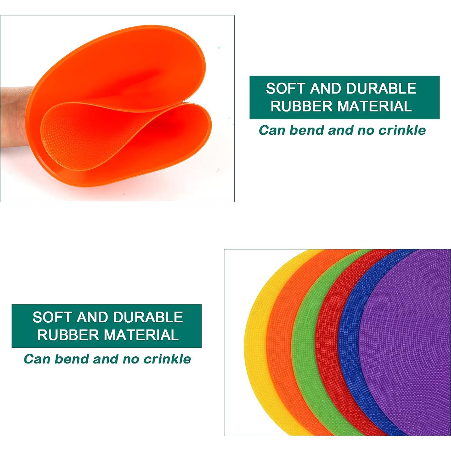 Puntos de Poliester Antideslizantes SIFENYU 18 Pcs 25 cm