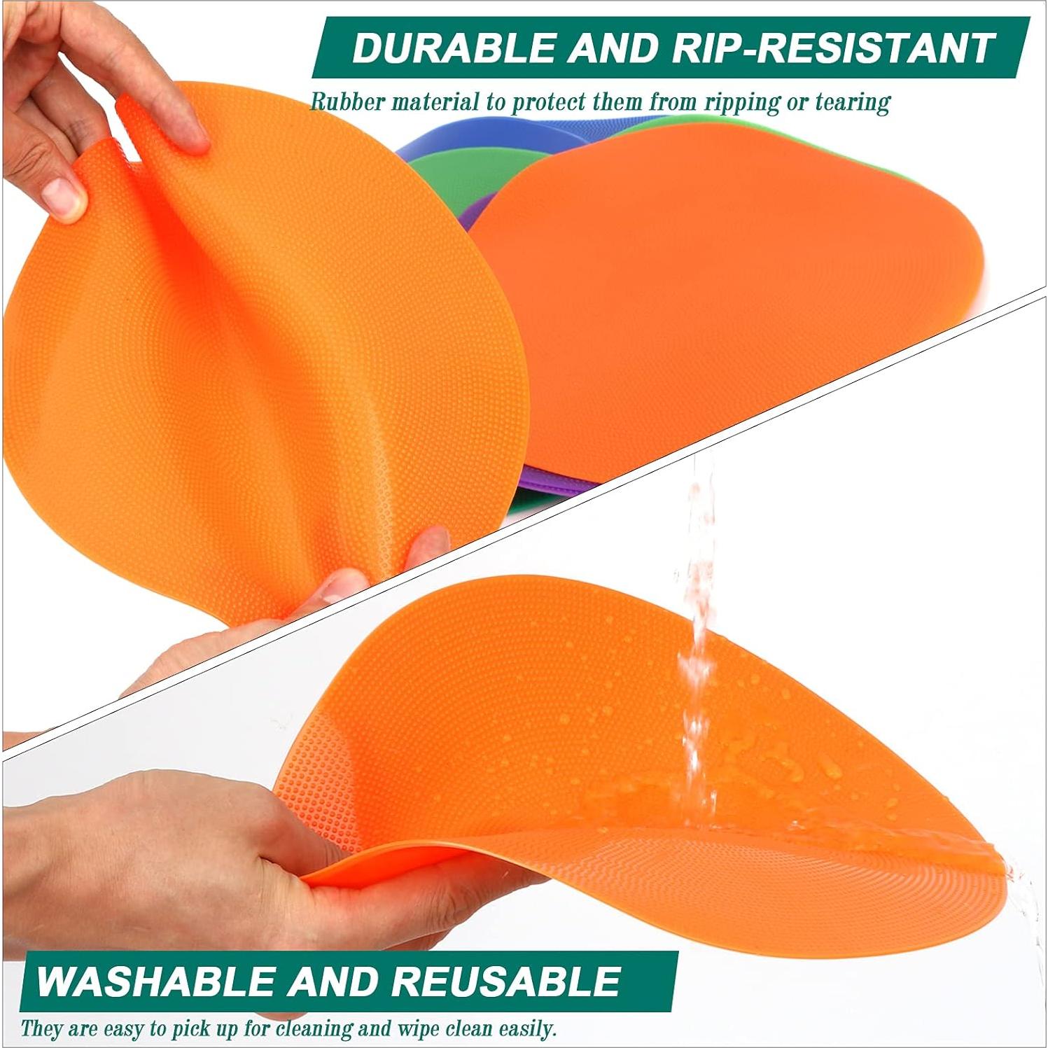 Puntos de Poliester Antideslizantes SIFENYU 18 Pcs 25 cm