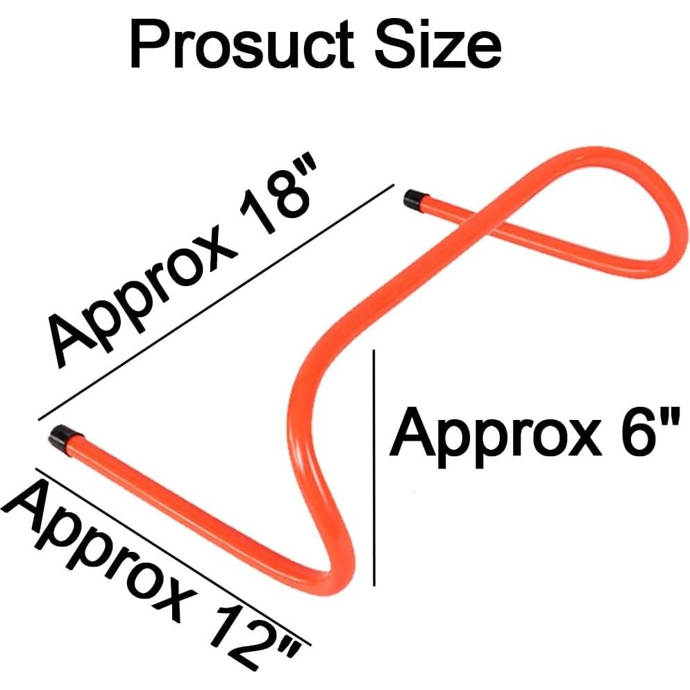 Set de 12 Vallas de Entrenamiento ASENVER con 10 Conos