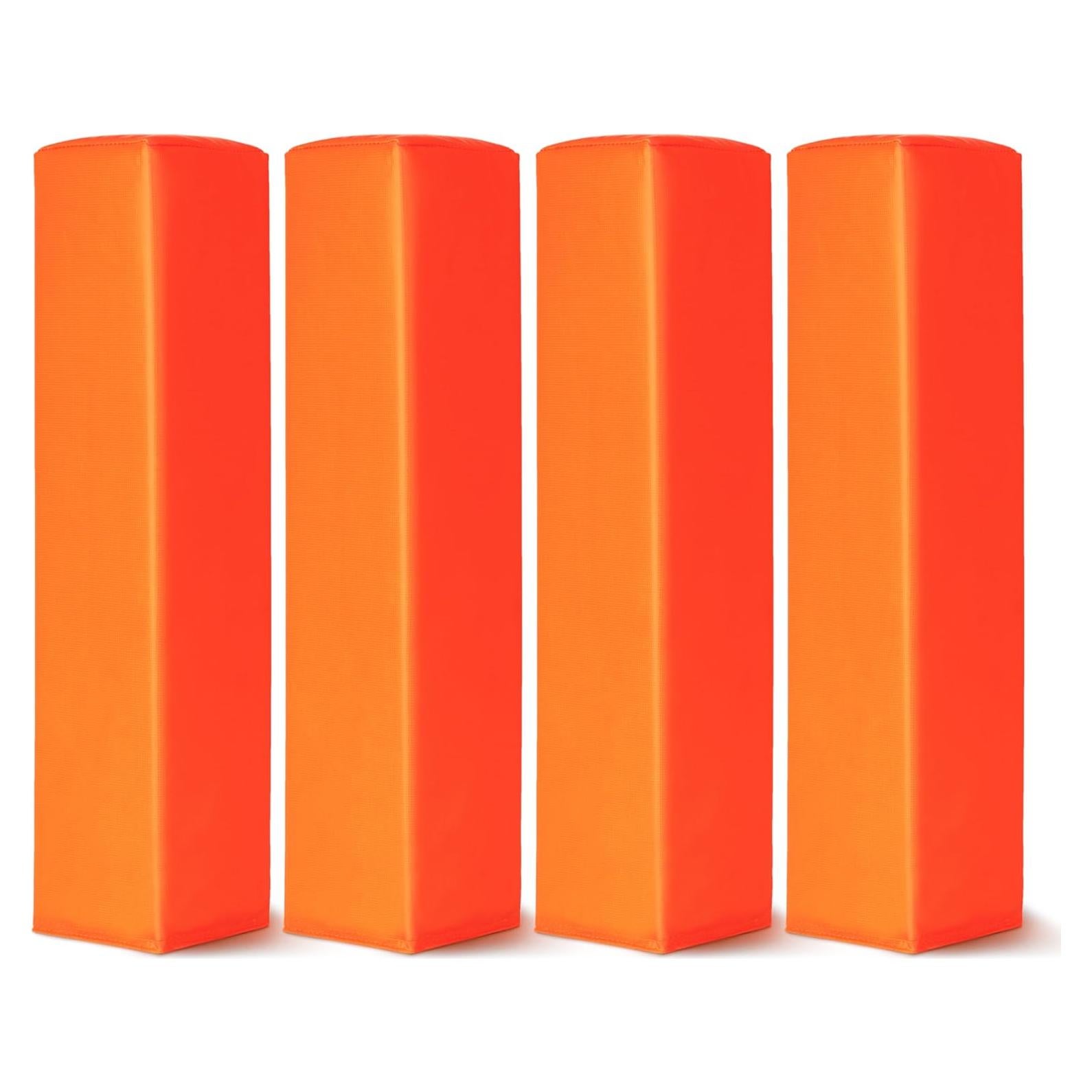 Pilones de Zona de Gol GoSports - Set de 4, 45.72 cm Naranja