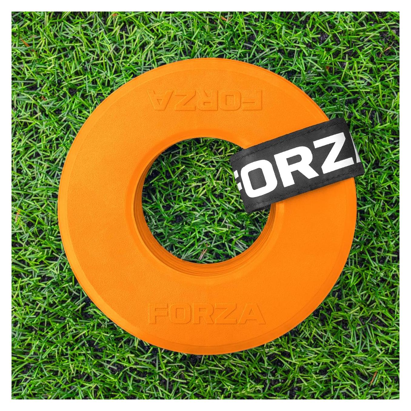 Marcadores de Anillo de Disco Plano FORZA - Paquete de 10 PVC
