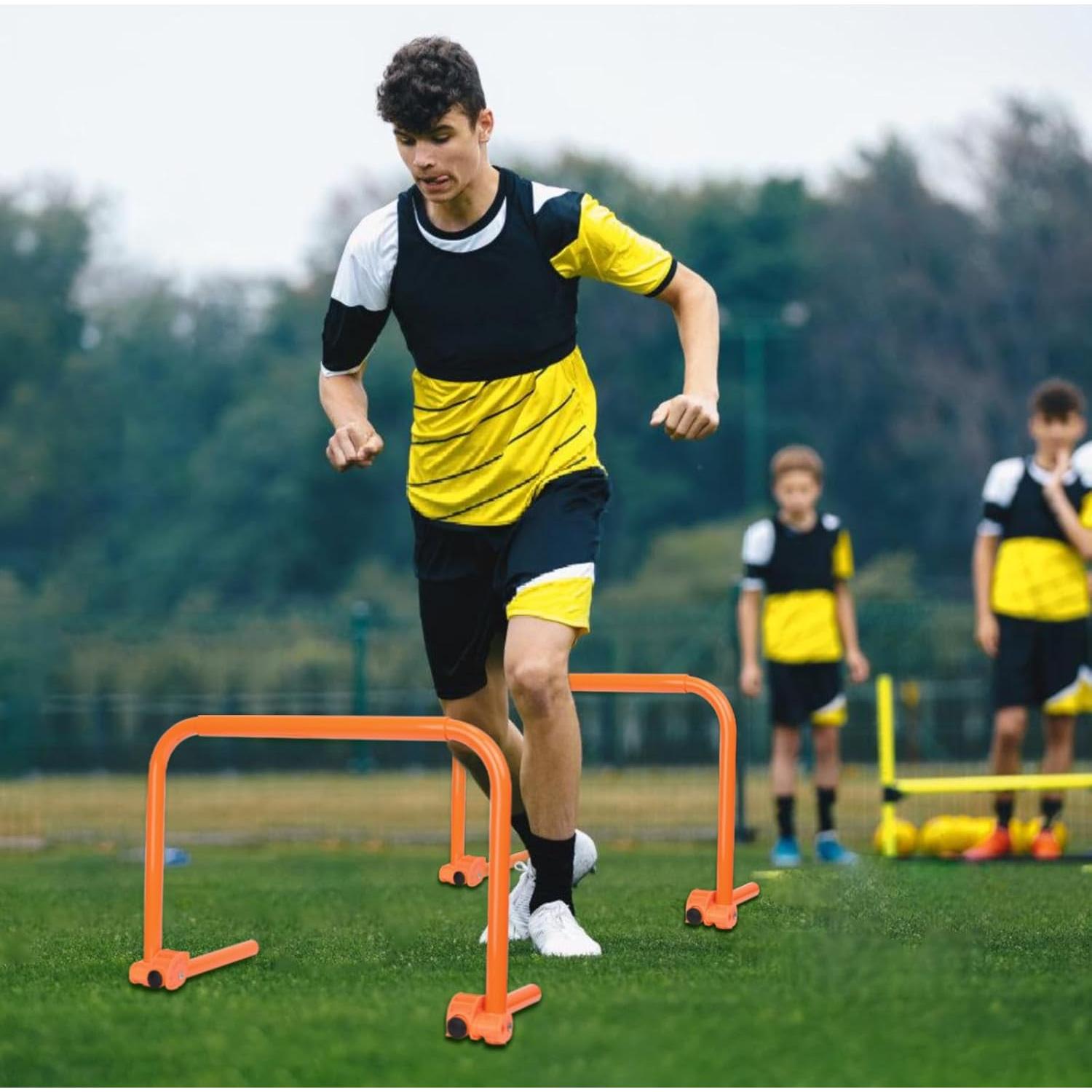 Vallas de Entrenamiento de Velocidad Hikeen Set de 6 Ajustables