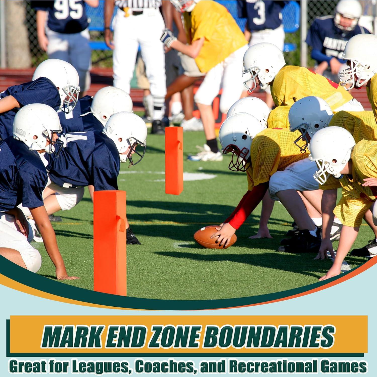 Conos de Fútbol Desunqin 4 Pcs con Peso de Arena 45.72 cm