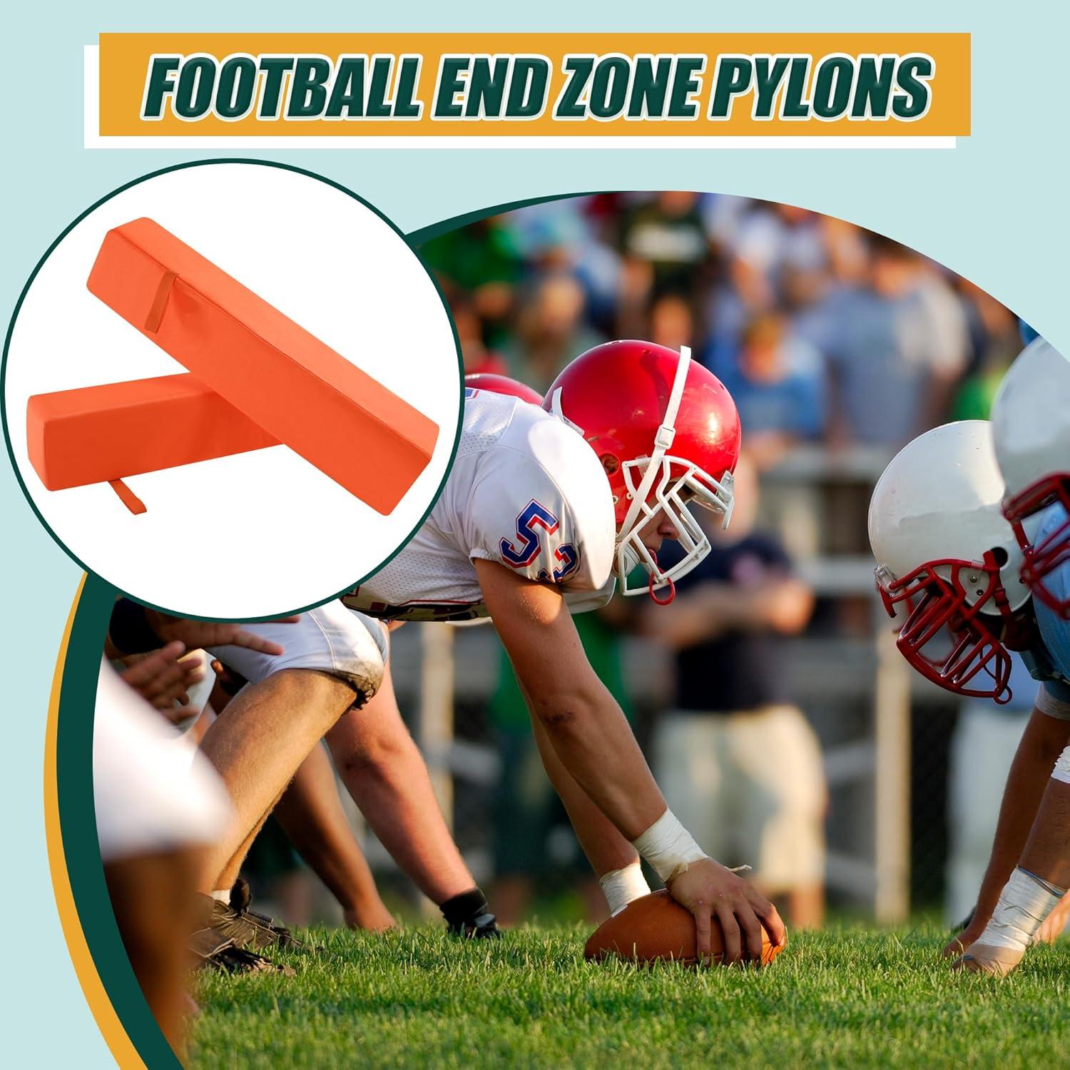 Conos de Fútbol Desunqin 4 Pcs con Peso de Arena 45.72 cm