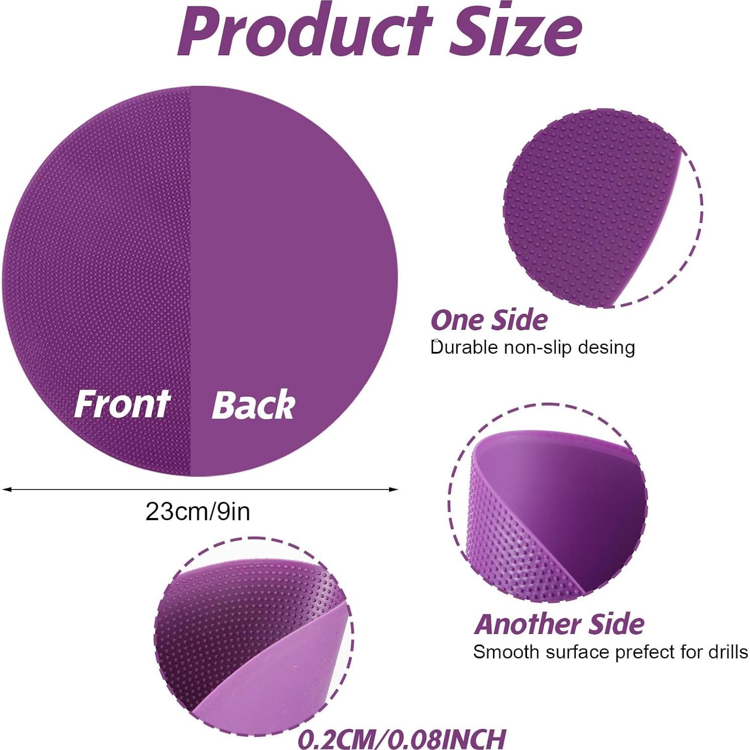 12 Conos Planos Antideslizantes MAQUITA 22.86 cm para Entrenamiento