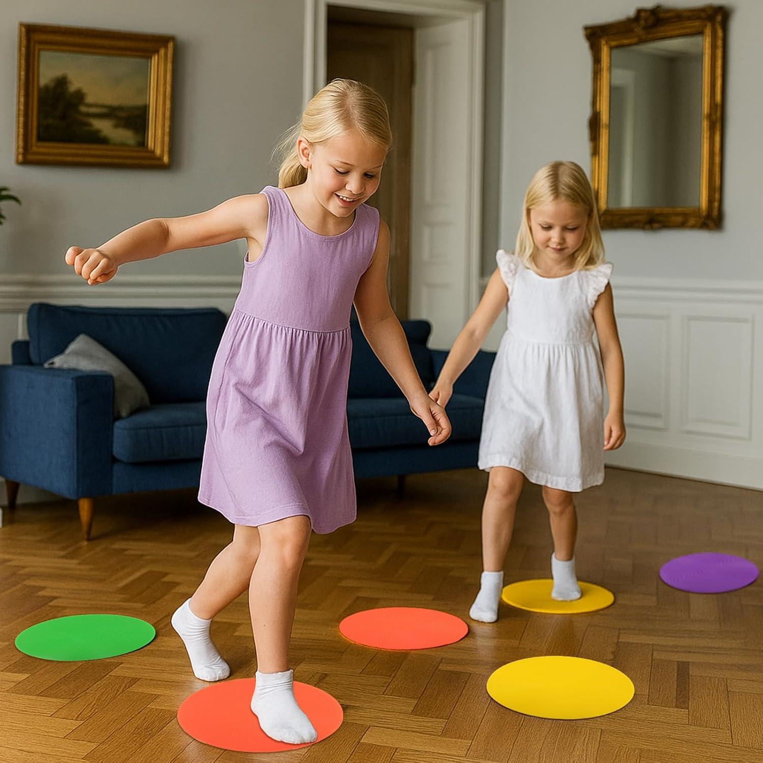 12 Conos Planos Antideslizantes MAQUITA 22.86 cm para Entrenamiento