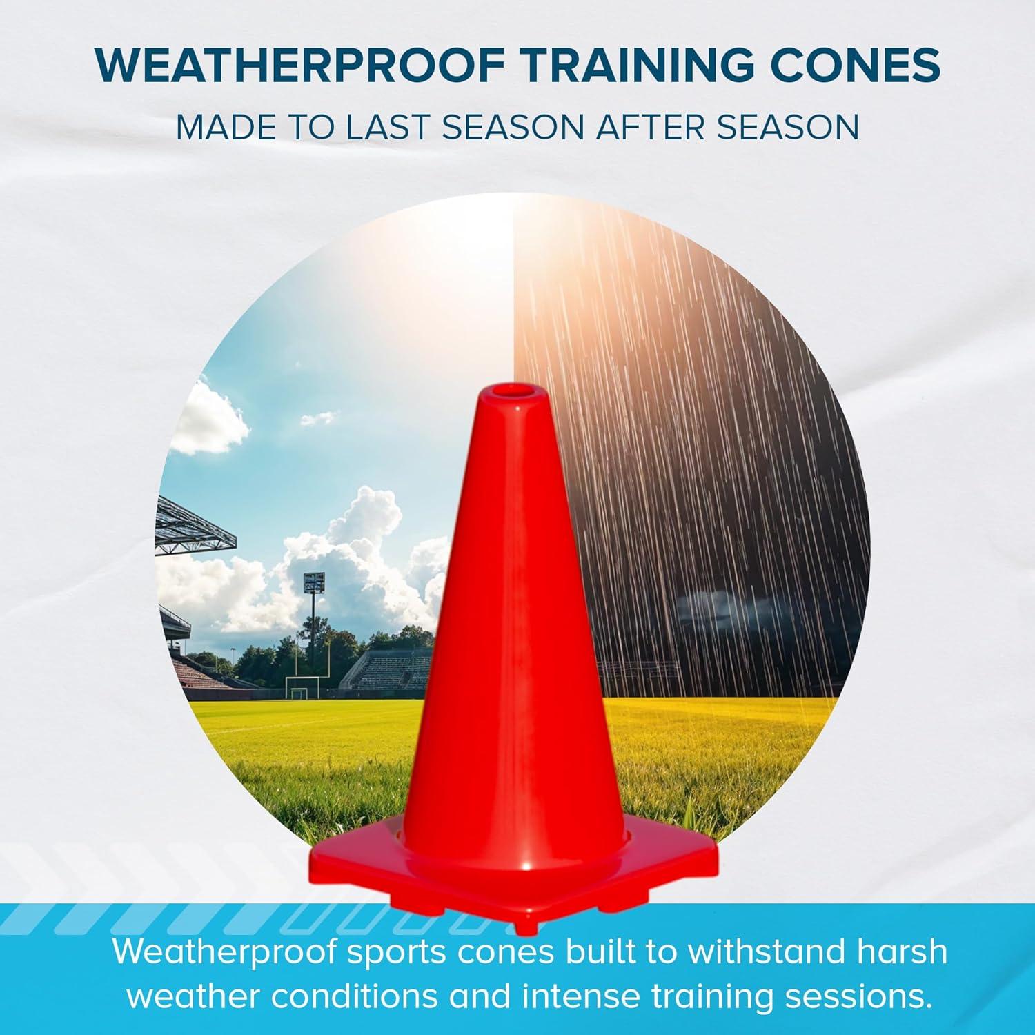 Conos de Entrenamiento LVL10 Sports 30.48 cm - 4 Unidades