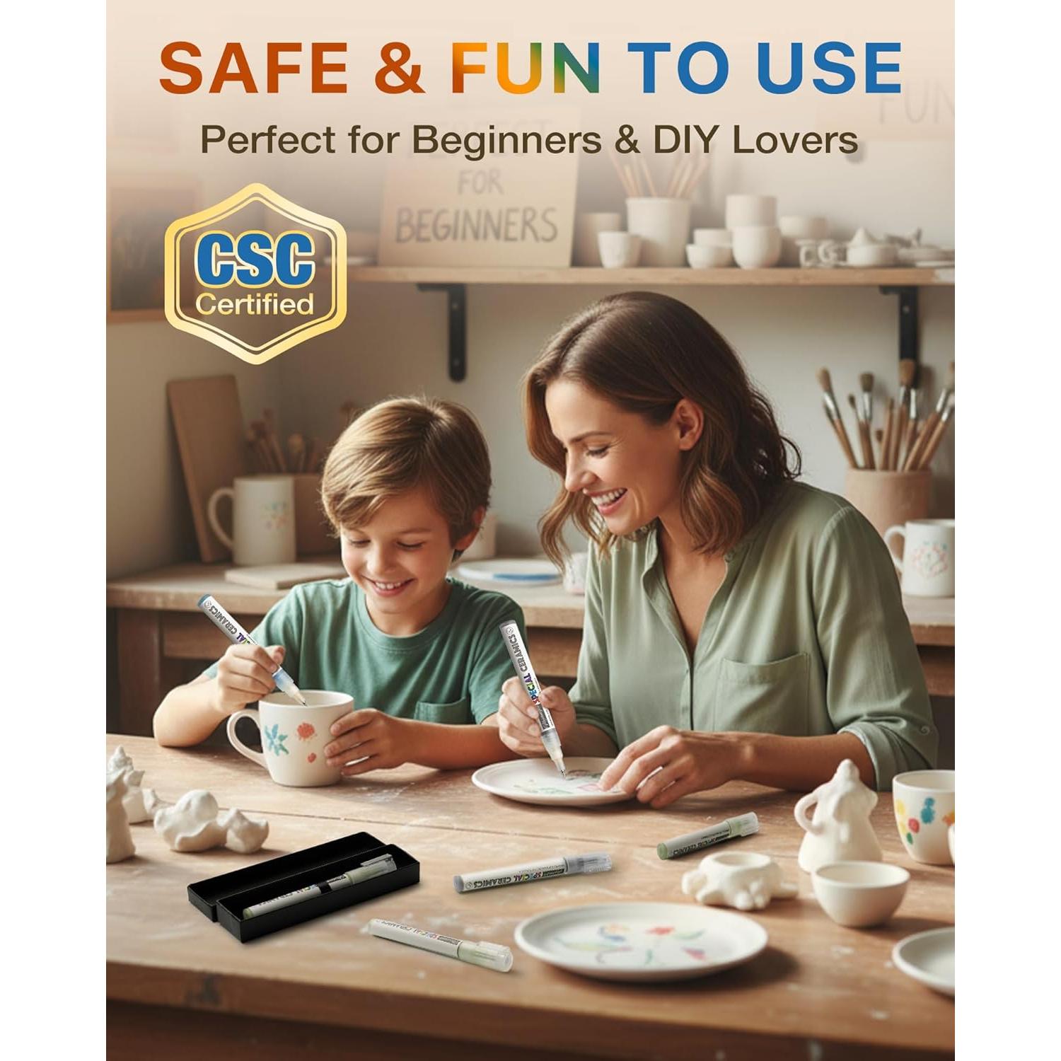 Bolígrafo de Subglaseado EliteSign Rojo Ultra-Fino 0.5mm