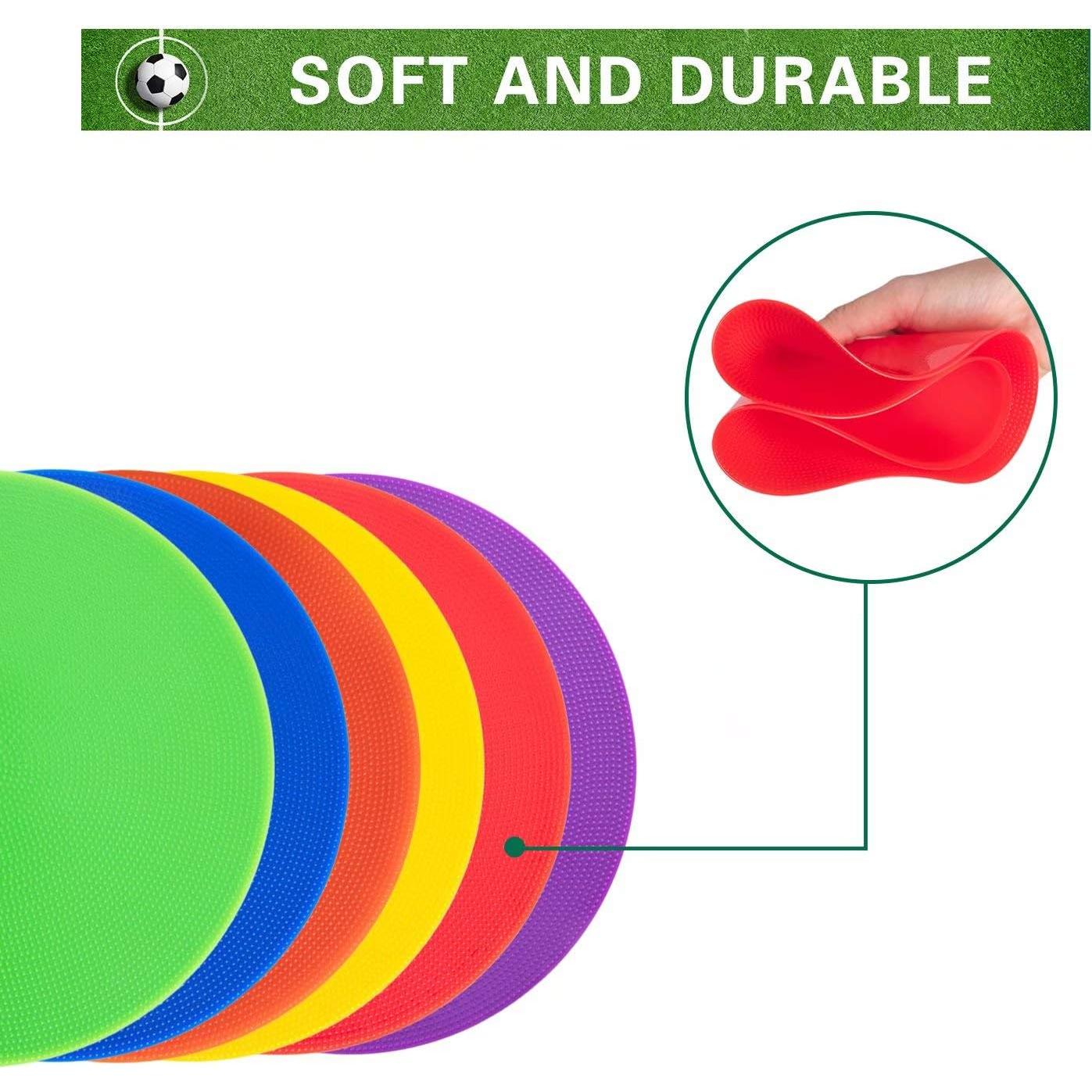 Marcadores de Agilidad Vhxorrz 10 Pulgadas Antideslizantes - 12 Pcs