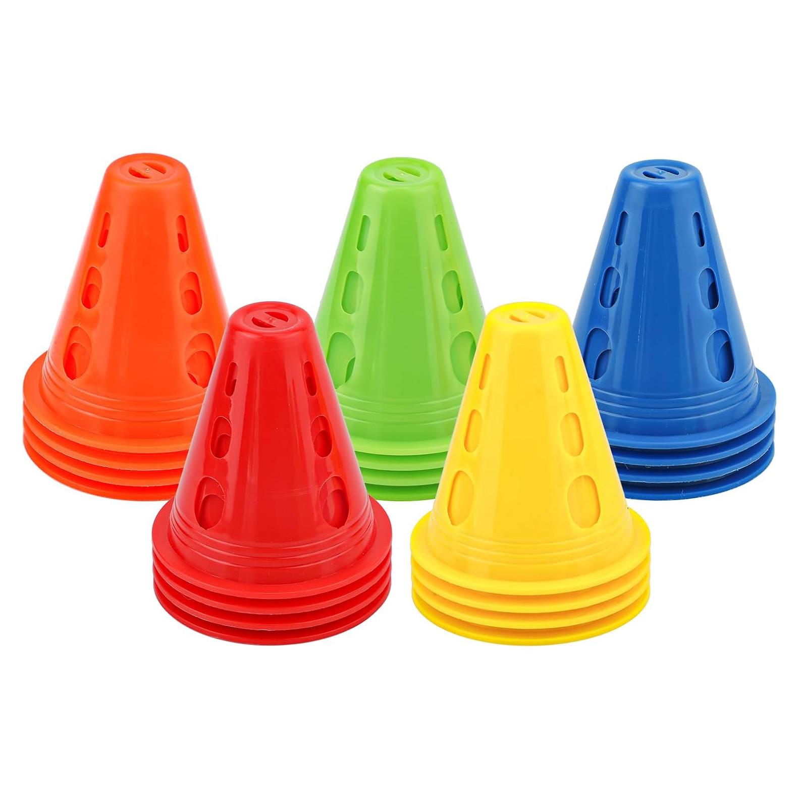 20 Conos de Entrenamiento Tinoaly 7.8 cm Multicolor