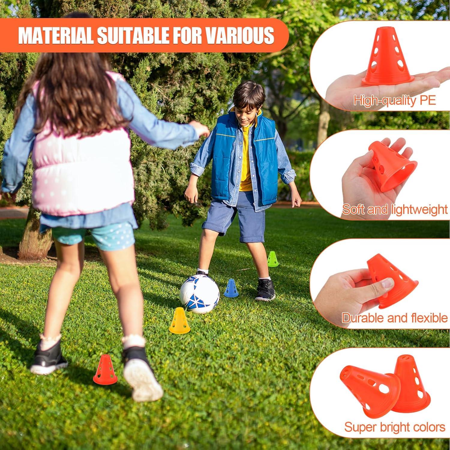 20 Conos de Entrenamiento Tinoaly 7.8 cm Multicolor