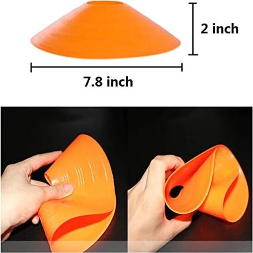 Conos de Disco Biggz Pro 50 PCS para Entrenamiento Deportivo