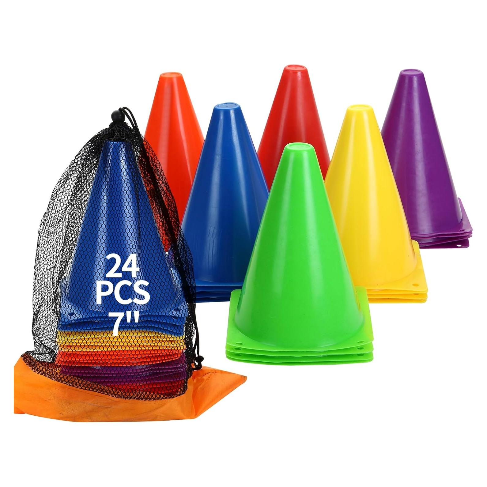 Juego de Conos de Plástico ISANCHA 27 PCS 17.78 cm Multicolor