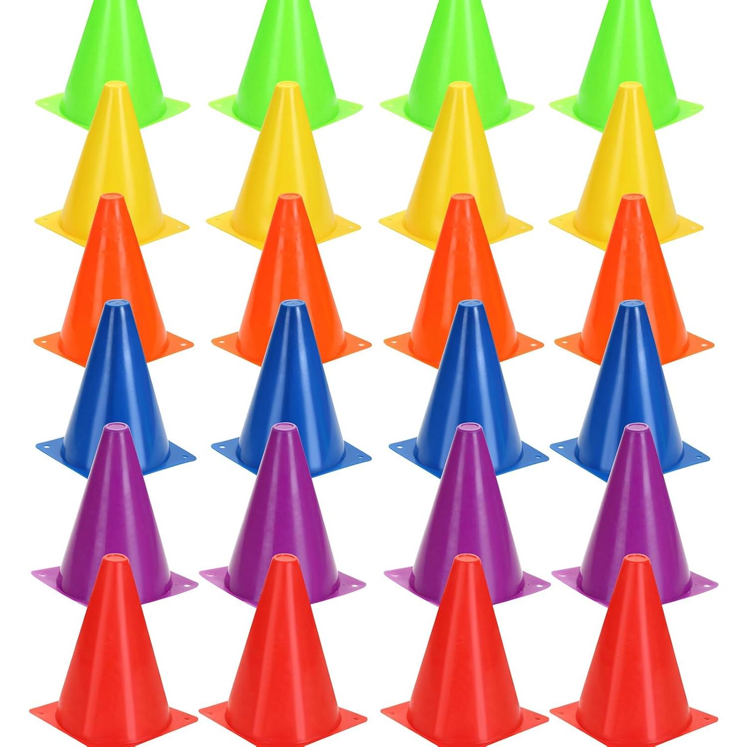 Juego de Conos de Plástico ISANCHA 27 PCS 17.78 cm Multicolor